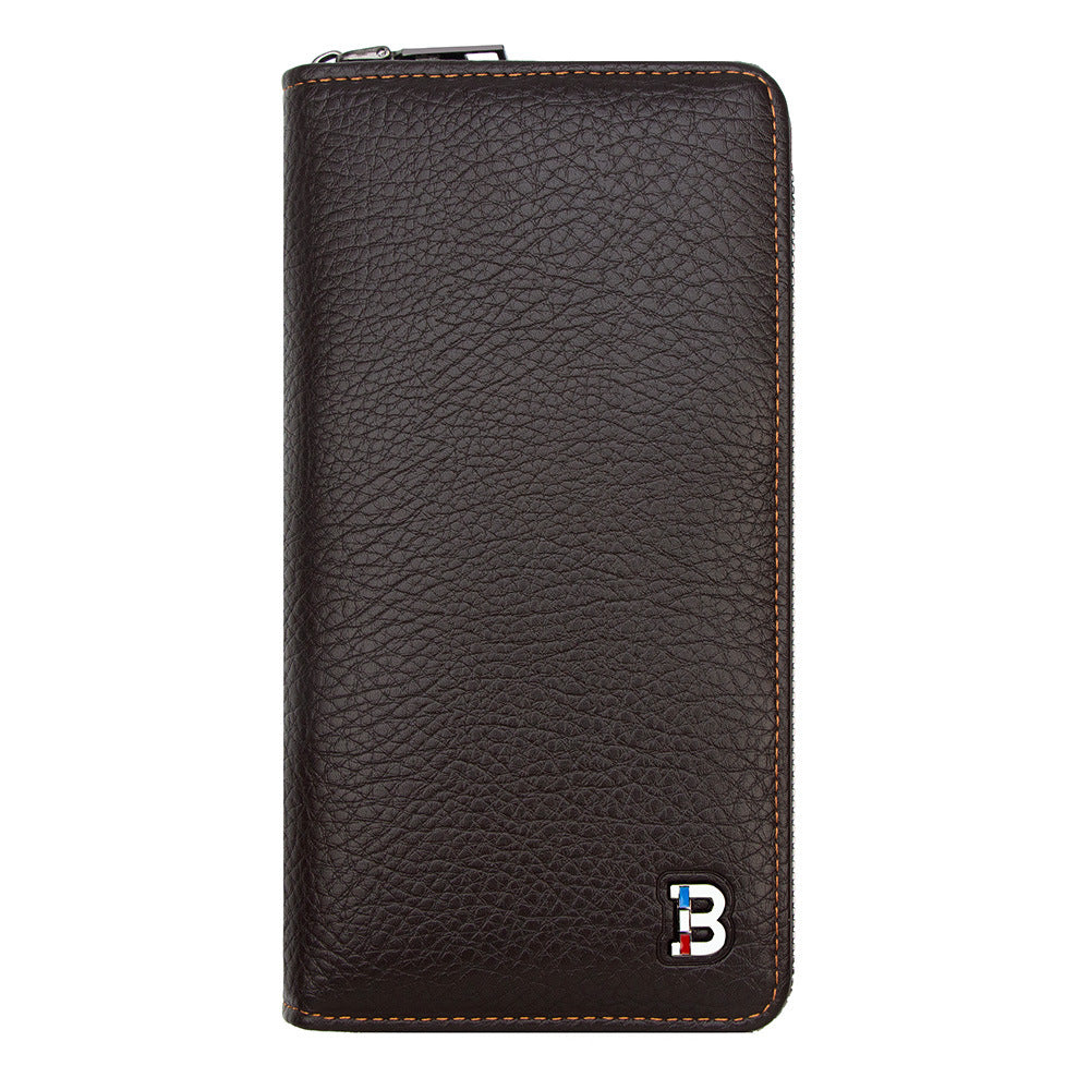 Men's Luxury Fashion Mid-length Clutch Large Capacity Bags