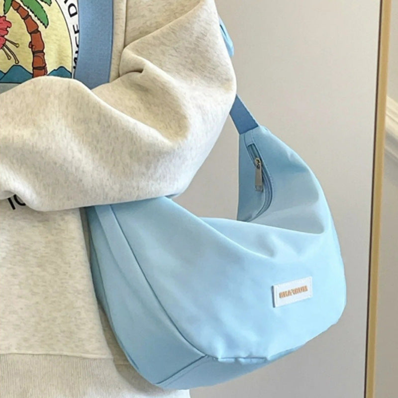 Style Versatile Summer Nylon Cloth Dumpling Class Large Bags