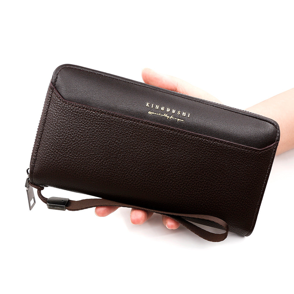 Men's Korean Style Fashion Long Single Pull Chain Men's Wallet