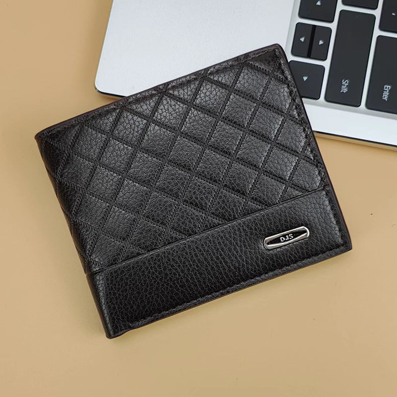 Men's Multi Slots Large Capacity Short Loose-leaf Men's Wallets
