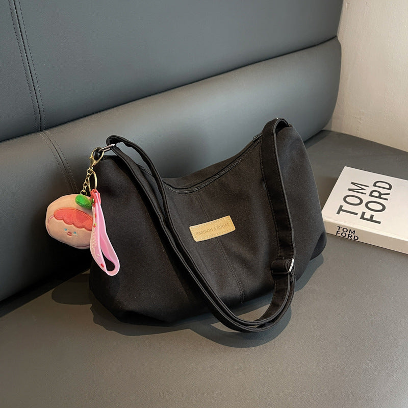 Women's Summer Canvas Fashionable Korean Style Dumpling Women's Messenger Bag