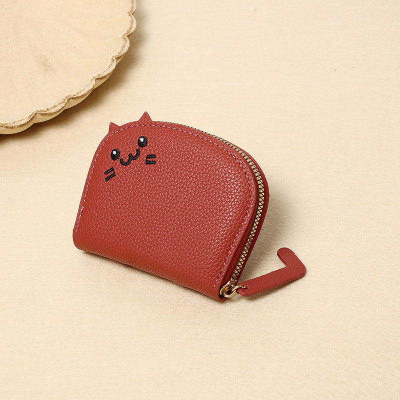 Graceful Cat Cute Advanced Cartoon Change Ladies Wallet