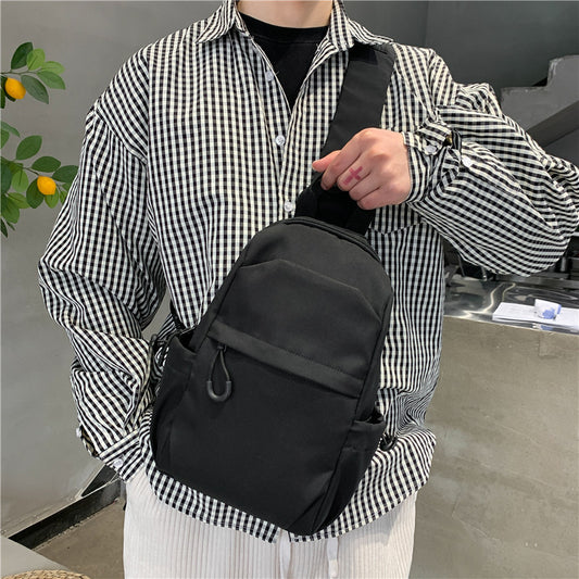 Cool Men's Simple Multifunctional Fashion Trendy Men's Chest Bags