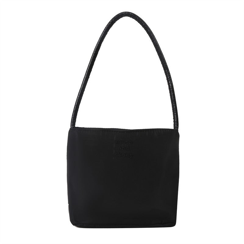 Women's Fashion Embroidered High Elastic Waterproof Nylon Shoulder Bags
