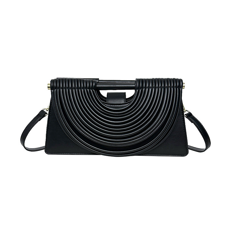 Women's Niche Woven Noodle Retro Hot Unique Women's Messenger Bag
