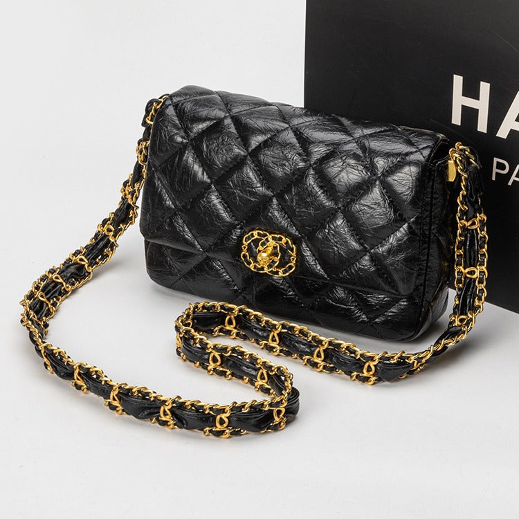 Women's Niche Rhombus Chain Classic Style Light Women's Messenger Bag