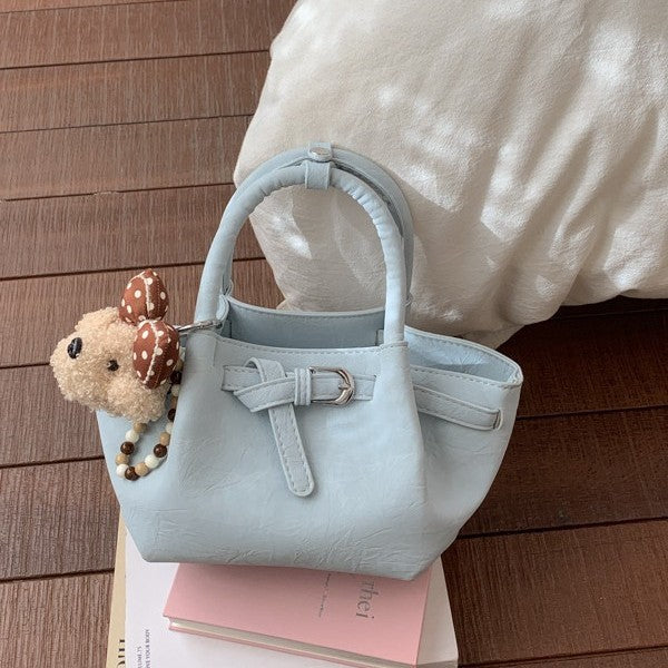 Korean Style Niche Portable Vegetable Basket Advanced Women's Shoulder Bag