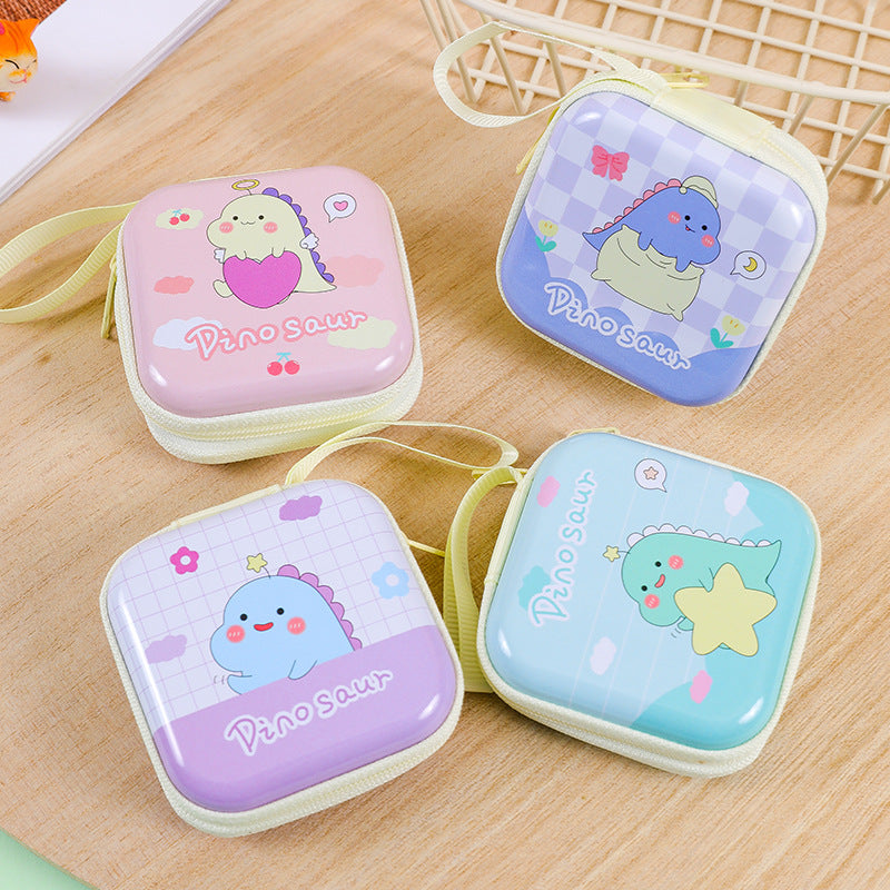 Cute Ornament Headset Cable Zipper Iron Coin Purses