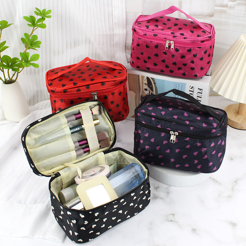 Classic Clutch With Mirror Storage Wash Cosmetic Bags