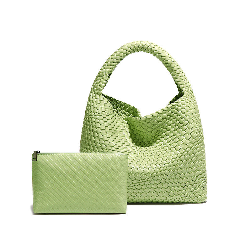 Women's Hand-woven Fashion Portable Korean Style Large Capacity Women's Shoulder Bag