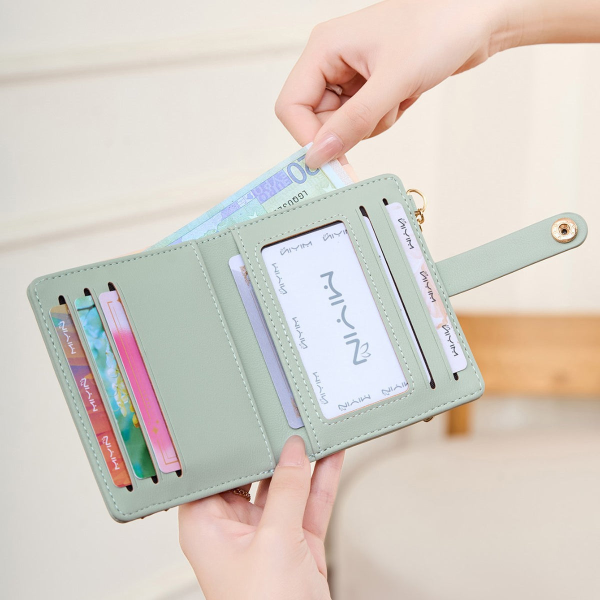 Women's Shielded Multifunctional Credit Simple Compact Portable Purses