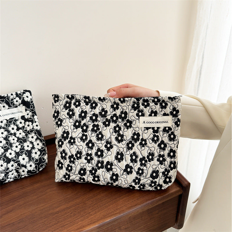 Flower Large Capacity Storage Portable Toiletry Liner Bags