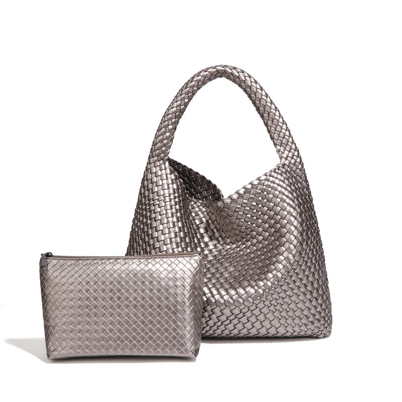 Women's Hand-woven Fashion Portable Korean Style Large Capacity Women's Shoulder Bag