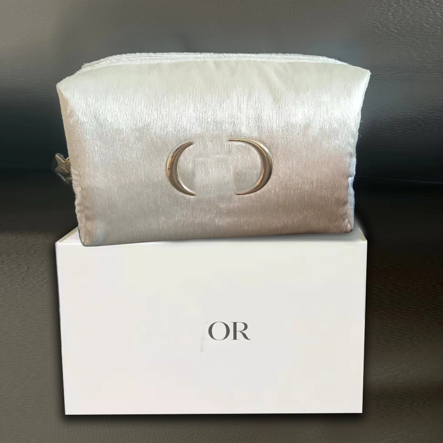 White Space Cotton Super Soft Feeling Portable Cosmetic Bags