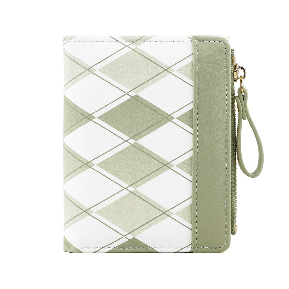 Women's Exquisite Embossed Two Fold Folding Side Bags
