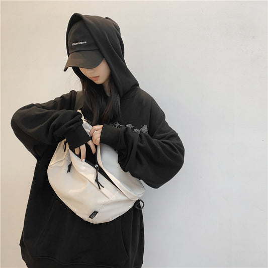 Women's & Men's & Korean Style Nylon Cloth Fashion Shoulder Bags