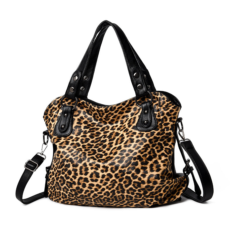 Print Large Capacity Versatile Portable Leisure Women's Shoulder Bag