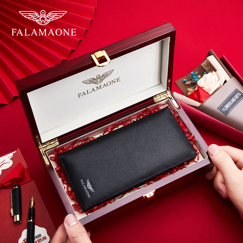 Men's Long Type For Father Husband Birthday Boyfriend Men's Wallet
