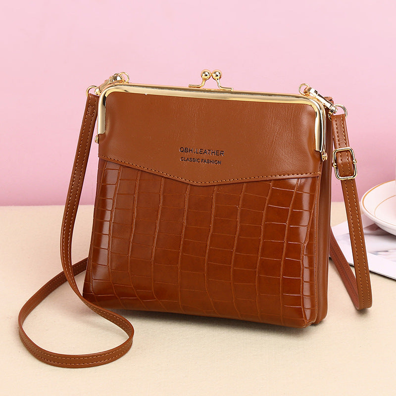 Women's Crocodile Pattern Mobile Retro Long Design Ladies Wallet