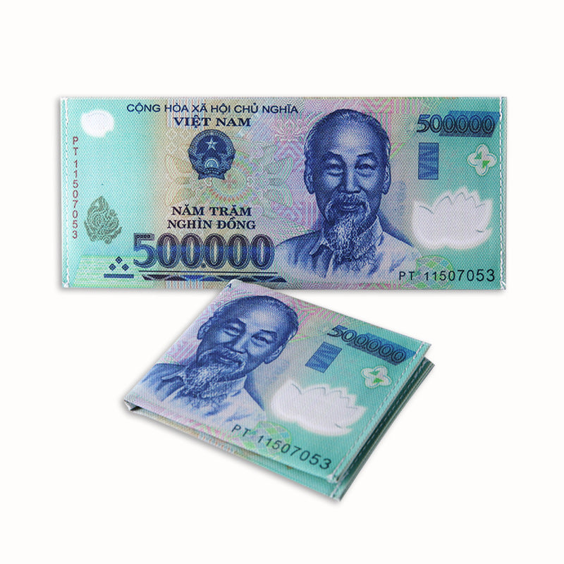 Men's Creative Dollar Printing Various Countries Pattern Men's Wallet