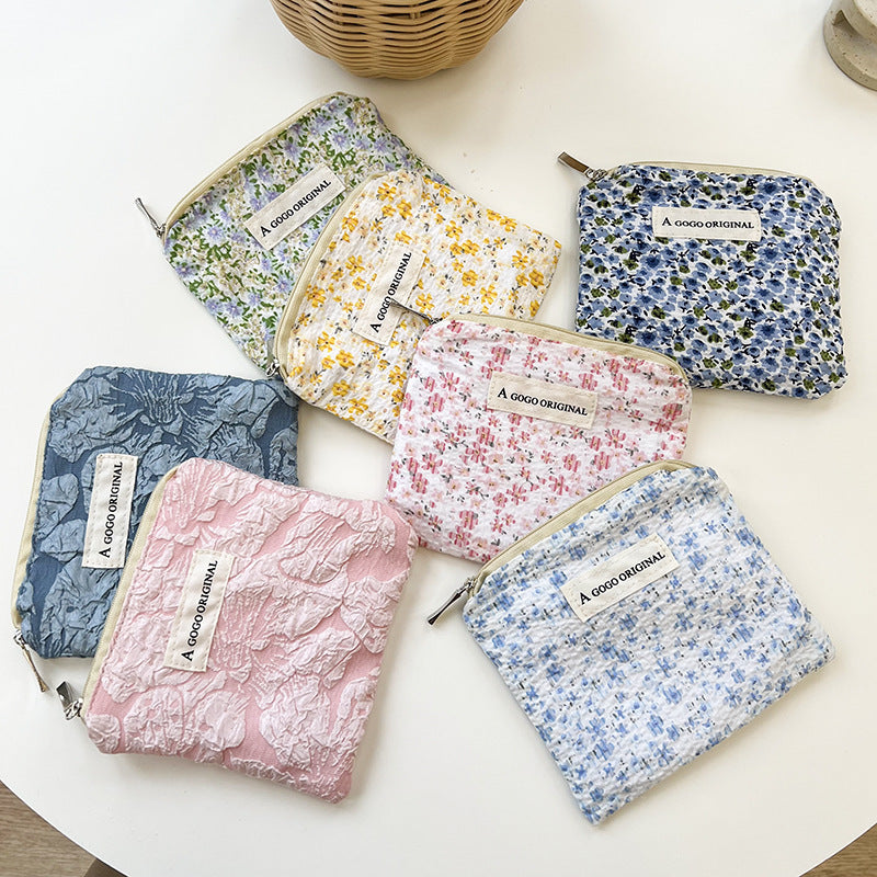 Storage Air Cushion Portable Idyllic Fresh Card Holder