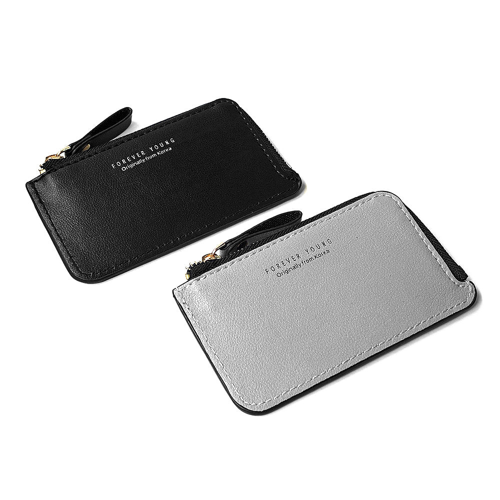 Men's Korean Style Zip Creative Short Business Men's Wallet