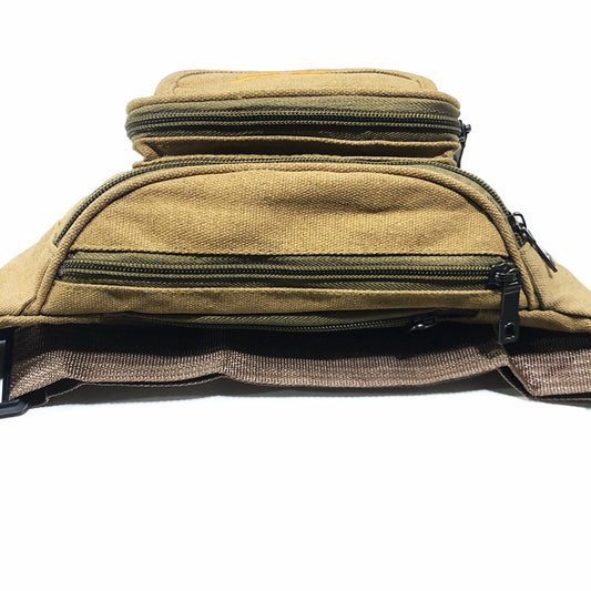 Men's Canvas Running Business Construction Site Mobile Men's Waist Packs