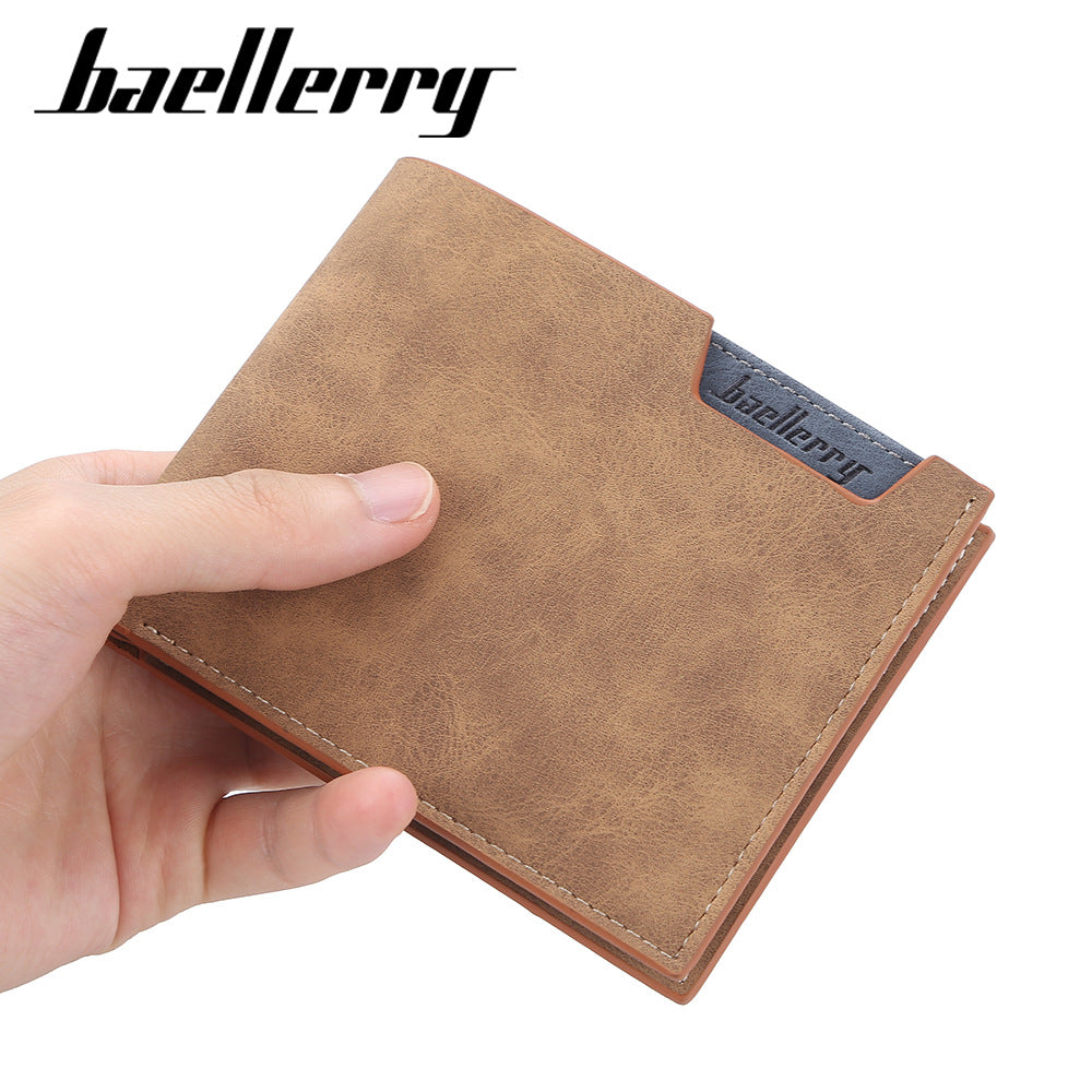 Men's Short Korean Style Multiple Slots High Men's Wallets