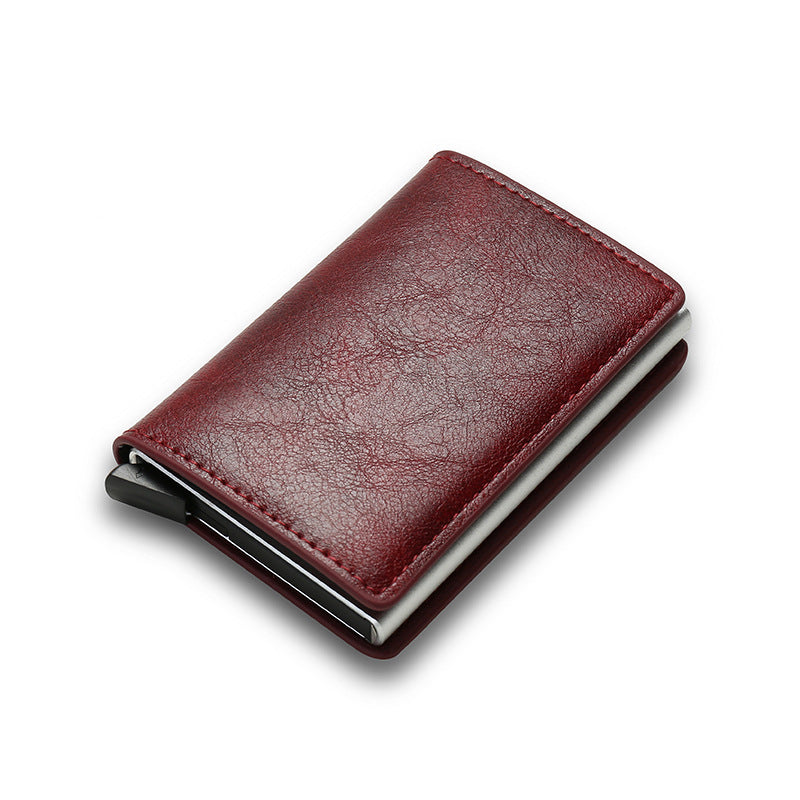 Men's Fashion Aluminum Alloy Metal Bank Men's Wallets