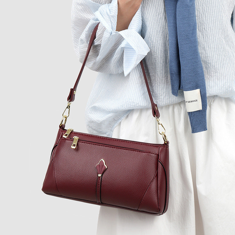 Trendy Women's Mom Simple Underarm Fashion Women's Messenger Bag