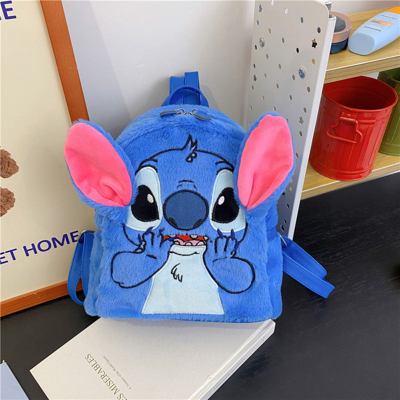Casual Cute Plush Female Cartoon Funny Backpacks