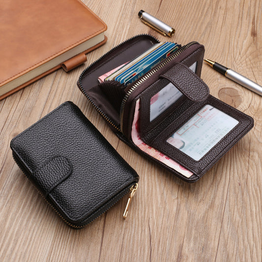 Women's & Men's License Versatile Multifunctional Leather Driving Protective Men's Wallets