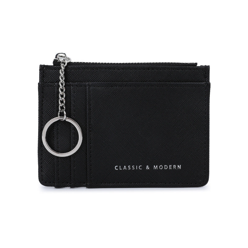 Women's Cross Pattern Korean Mini Multiple Card Holder