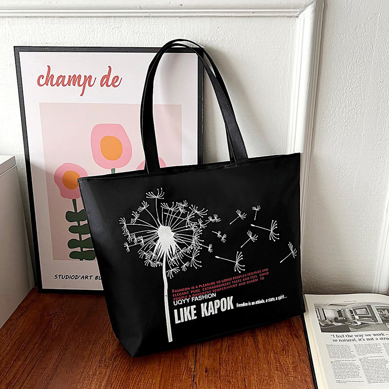 Women's Large Capacity Printed Fashion Canvas Portable Women's Shoulder Bag