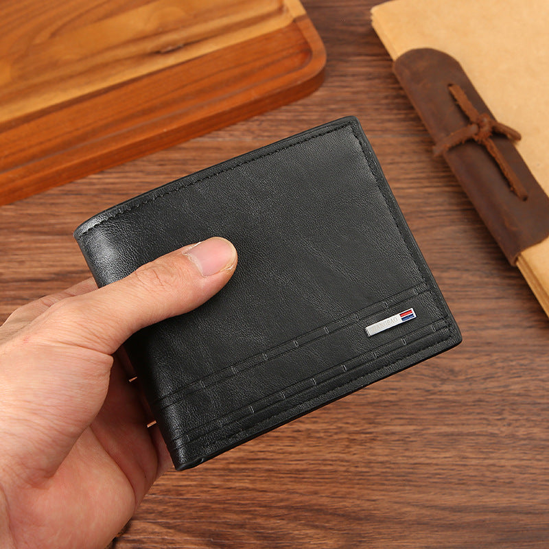 Men's Business Fashion Trendy Short Multiple Slots Purses