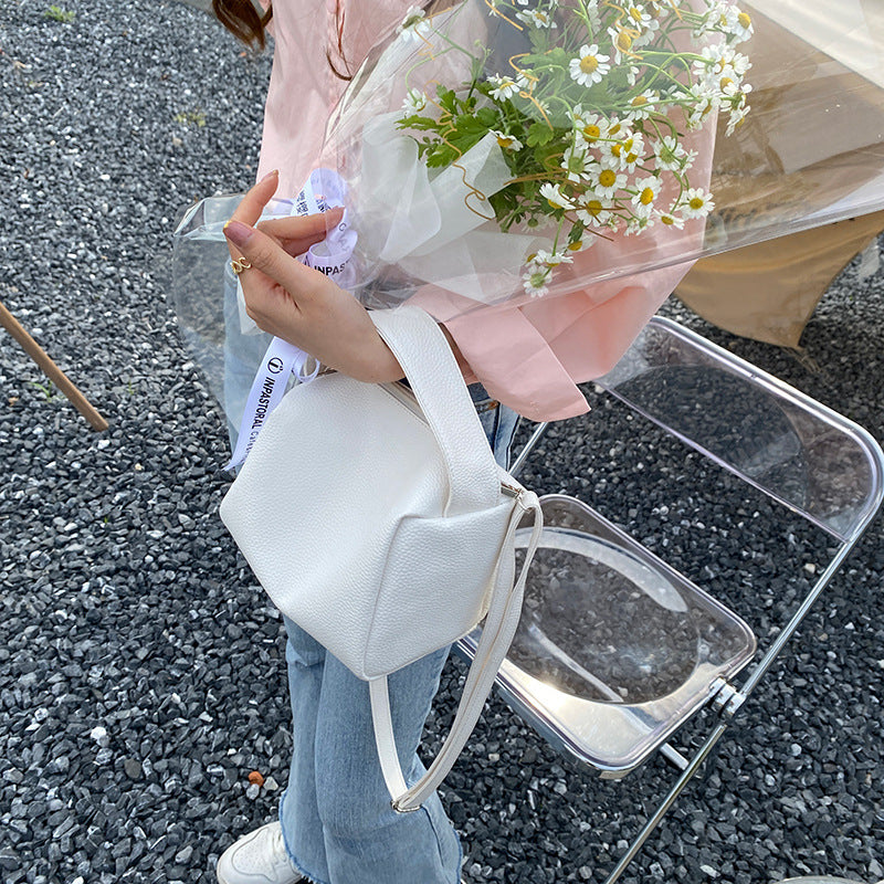 Glamorous Popular Lychee Texture Hand Carrying Crossbody Bags