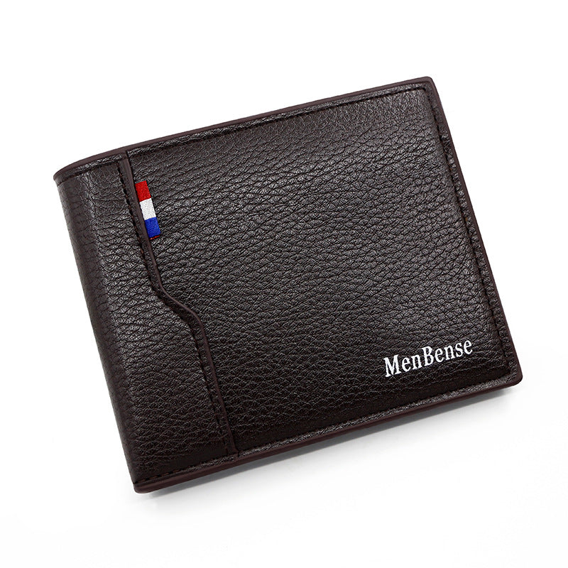 Men's Leather Portable Large Capacity Multifunctional Multiple Men's Wallet