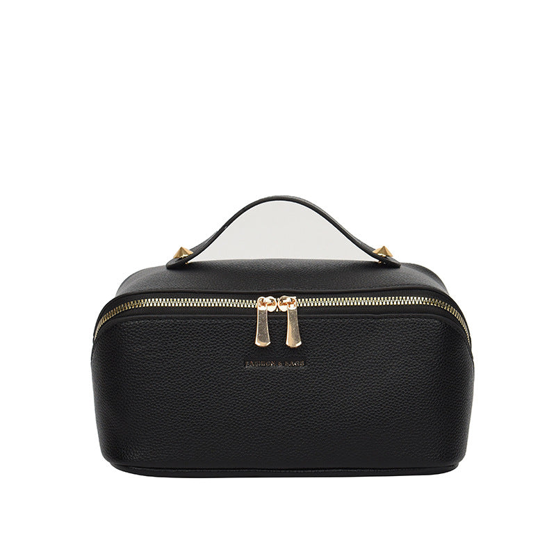 Lychee Pattern Large Capacity Portable Toiletry Advanced Sense Makeup Bag