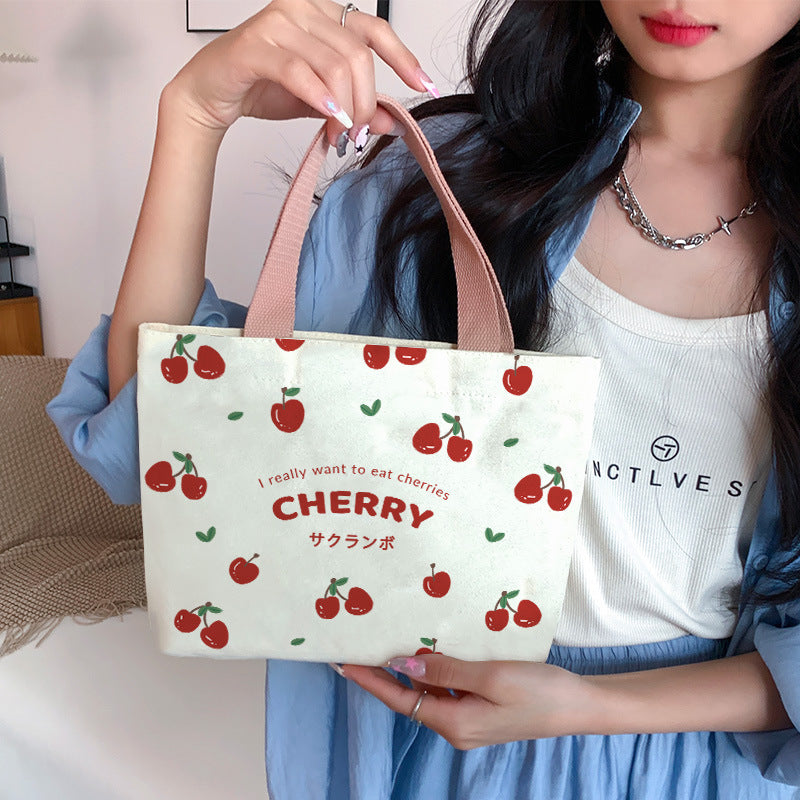 Women's Canvas Cartoon Cabs Korean Style Bags