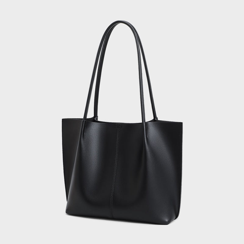 Women's Fashion Trendy Genuine Leather Versatile Large Bags