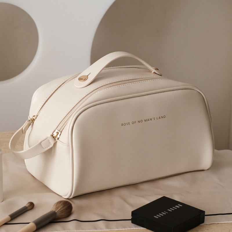 Women's High-grade Pillow Large Capacity Portable Brush Toiletry Makeup Bag