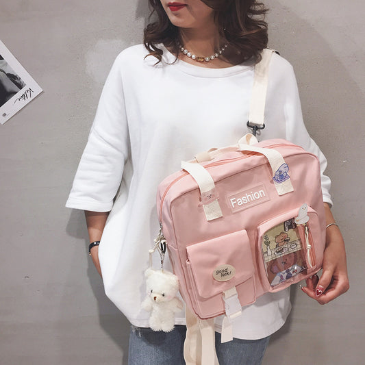 Capacity Design Fashion One Portable Commuter Soft Shoulder Bags
