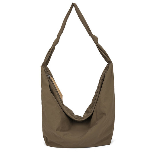 Women's Nylon Large Capacity Dumpling Simple Retro Shoulder Bags