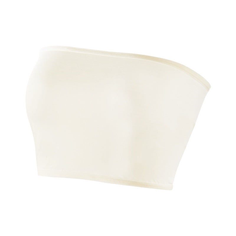 Simple Chest Circumference Cotton Wrap No Pad Tanks Camis
