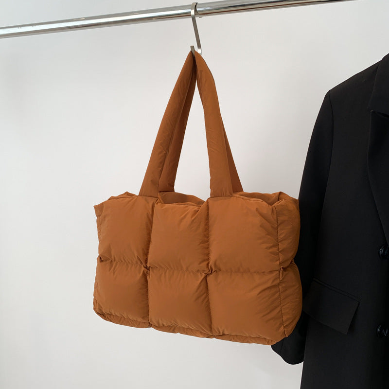 Women's Underarm Down Cotton Coat Large Capacity Women's Shoulder Bag