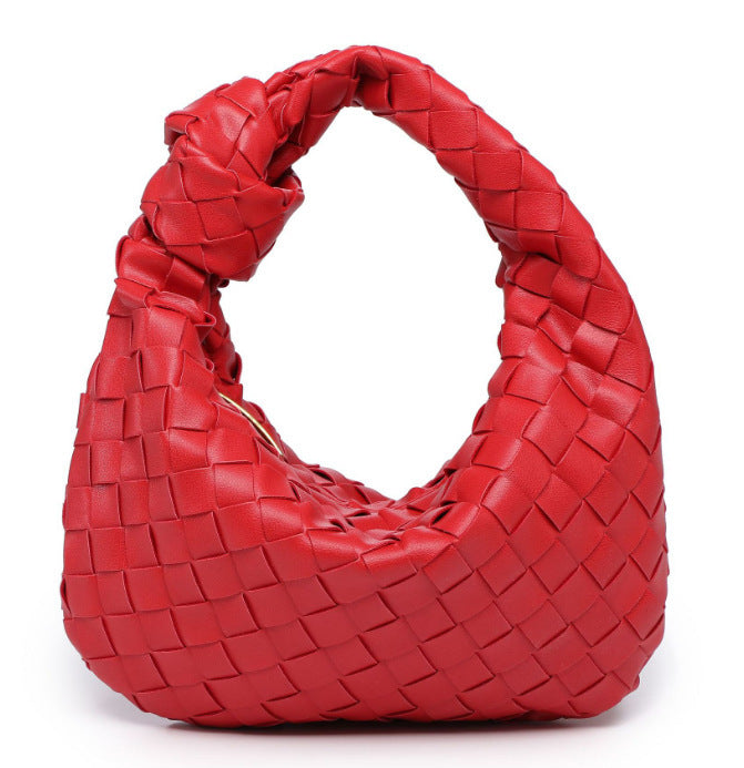 Women's High Quality Handmade Woven Gold Hardware Handbags