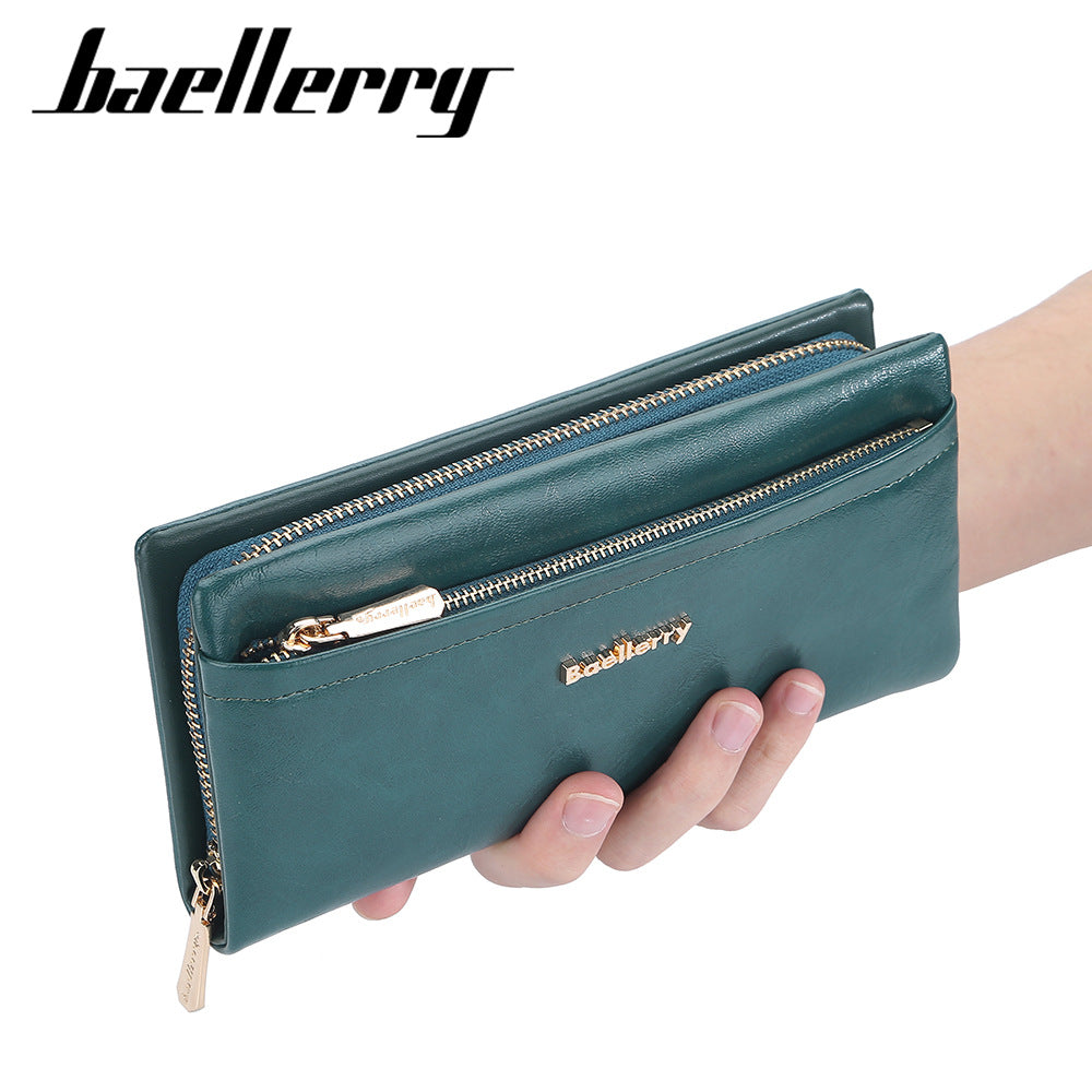Women's Long Korean Clutch Fashionable Mobile Ladies Wallets