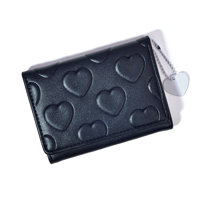 Korean Style Cute Refreshing Trifold Niche Ladies Wallets