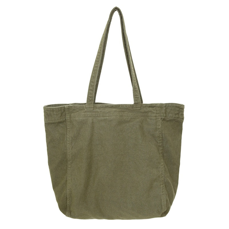 Women's Canvas Large Capacity Versatile Shopping Big Women's Shoulder Bag