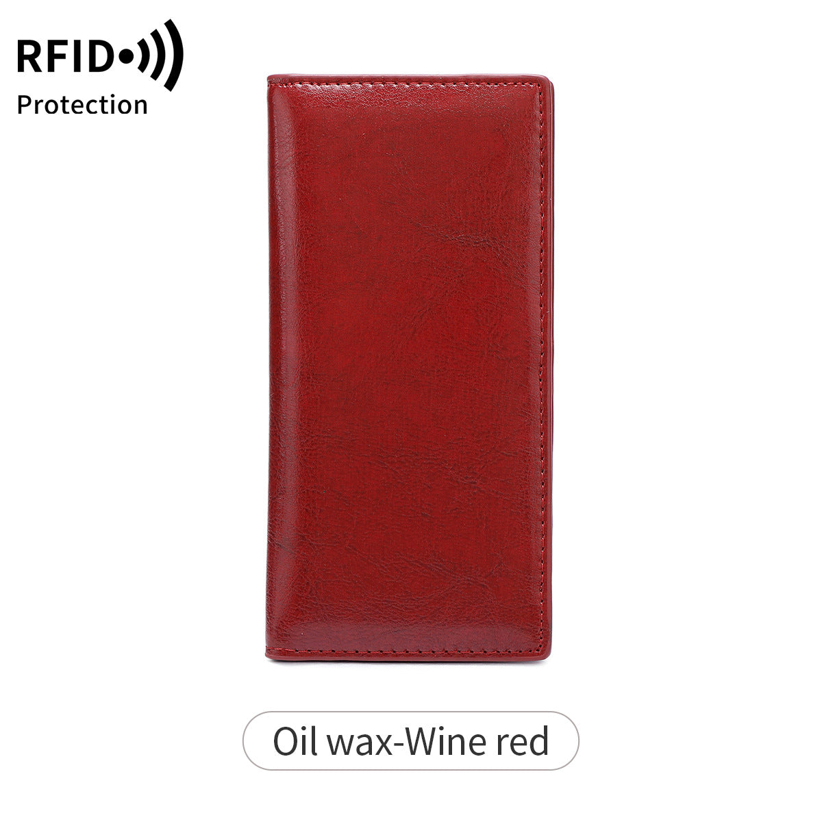 Women's Long Simple Solid Color Credit Multifunctional Card Holder